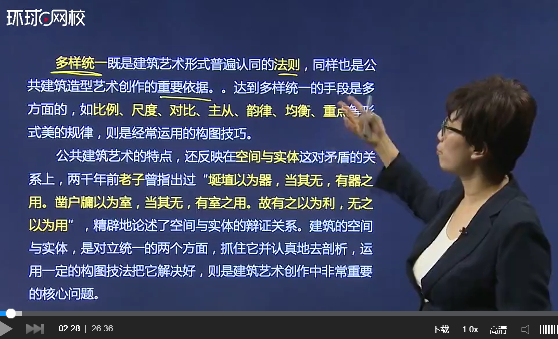 環球網校一級建筑師課件