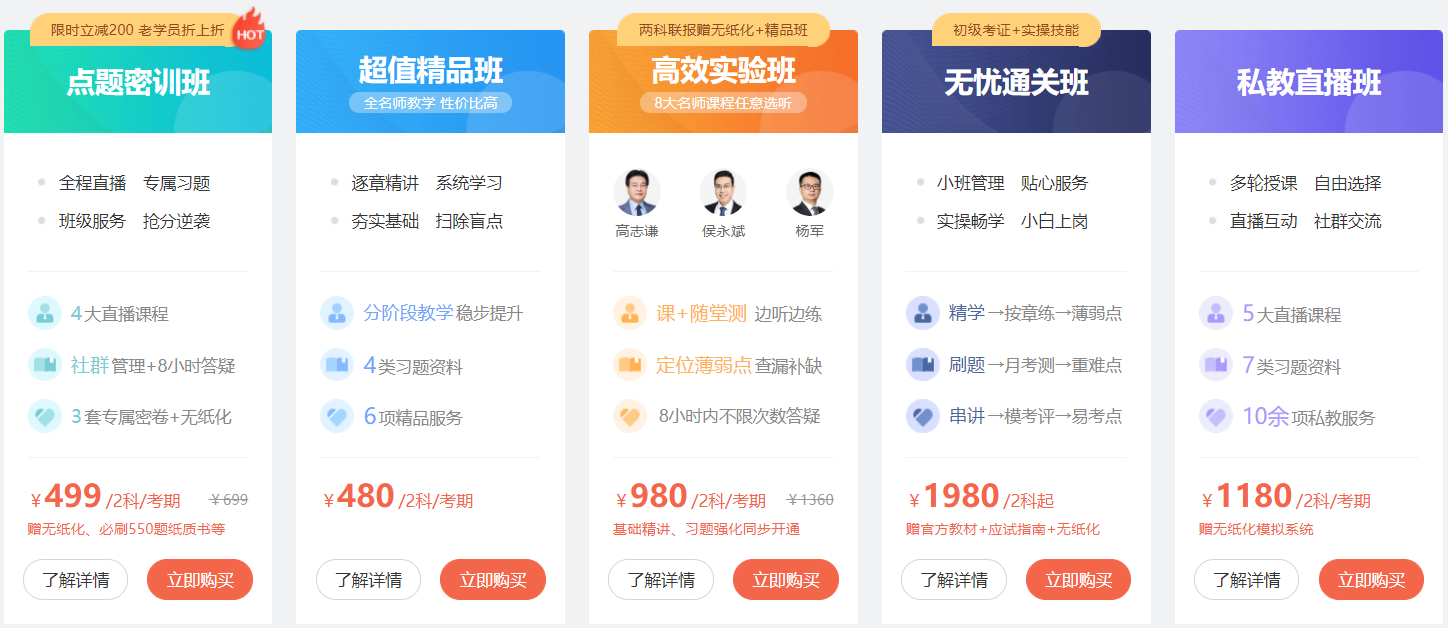 中華會計網校中級會計職稱考試培訓