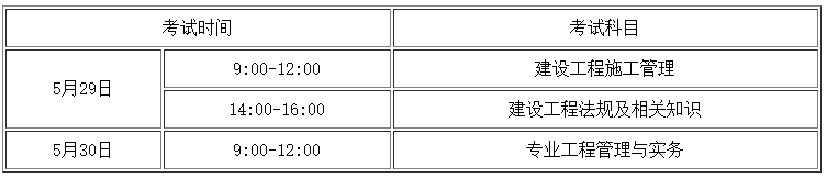 環球網校2021年湖南二級建造師考試安排