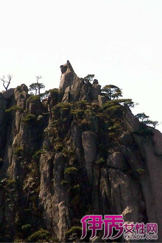 黃山天狗望月高清照片_黃山天狗望月圖片_黃山望月天狗圖片欣賞